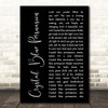 Tommy James & the Shondells Crystal Blue Persuasion Black Script Song Lyric Print