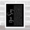 Ellie Goulding Your Song Black Script Song Lyric Print