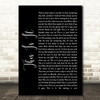 Michael McDonald This Is It Black Script Song Lyric Wall Art Print