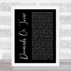 Ryan Hurd Diamonds Or Twine Black Script Song Lyric Wall Art Print