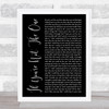 Daniel Bedingfield If You're Not The One Black Script Song Lyric Quote Print