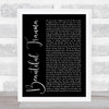 Pink Beautiful Trauma Black Script Song Lyric Quote Print