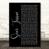 Red Hot Chili Peppers Scar Tissue Black Script Song Lyric Quote Print