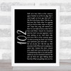The 1975 102 Black Script Song Lyric Quote Print