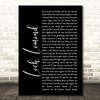 Runrig Loch Lomond Black Script Song Lyric Print