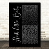 Ed Sheeran feat Wretch 32 Hush little baby Black Script Song Lyric Print