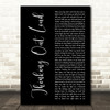 Ed Sheeran Thinking Out Loud Black Script Song Lyric Quote Print