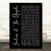 Katherine Jenkins Jealous Of The Angels Black Script Song Lyric Quote Print