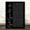 Blake Shelton God Gave Me You Black Script Song Lyric Quote Print