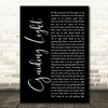 Mumford & Sons Guiding Light Black Script Song Lyric Quote Print