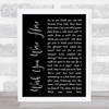 Pink Floyd Wish You Were Here Black Script Song Lyric Quote Print
