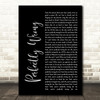 Shawn Mendes Perfectly Wrong Black Script Song Lyric Quote Print
