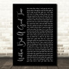 Poison Nothin' But A Good Time Black Script Song Lyric Print
