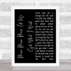 The Smiths Please, Please, Please, Let Me Get What I Want Black Script Print