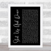Walk The Moon Shut Up And Dance Black Script Song Lyric Quote Print