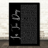 Why Don't We In Too Deep Black Script Song Lyric Music Art Print