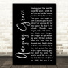 Alan Jackson Amazing Grace Black Script Song Lyric Music Art Print