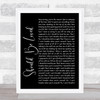 Blue October Should Be Loved Black Script Song Lyric Quote Music Print