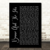 Elton John Bennie And The Jets Black Script Song Lyric Quote Music Print