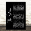 Halestorm The Silence Black Script Song Lyric Quote Music Print