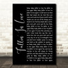Hamilton, Joe Frank & Reynolds Fallin' In Love Black Script Song Lyric Quote Music Print