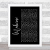 Harry Styles Medicine Black Script Song Lyric Quote Music Print