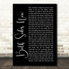 Joni Mitchell Both Sides Now Black Script Song Lyric Quote Music Print