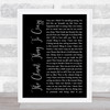 Katie Melua The Closest Thing To Crazy Black Script Song Lyric Quote Music Print