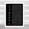 Nat King Cole On The Street Where You Live Black Script Song Lyric Quote Music Print