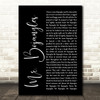 Sammy Davis Jr Mr. Bojangles Black Script Song Lyric Quote Music Print