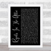 The Avett Brothers Rejects In The Attic Black Script Song Lyric Quote Music Print