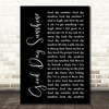 The Beatles Good Day Sunshine Black Script Song Lyric Quote Music Print