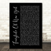 The Pogues Fairytale Of New York Black Script Song Lyric Quote Music Print