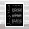 Alexisonfire Happiness By The Kilowatt Black Script Song Lyric Quote Print