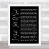 Charlie Puth I Won't Tell A Soul Black Script Song Lyric Quote Print
