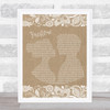 Kygo Firestone Burlap & Lace Song Lyric Print