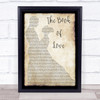 Peter Gabriel The Book of Love Man Lady Dancing Song Lyric Print
