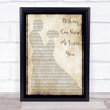Kiss Nothing Can Keep Me From You Man Lady Dancing Song Lyric Print