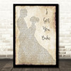 UB40 I Got You Babe Man Lady Dancing Song Lyric Quote Print