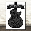 Marvin Gaye & Tammi Terrell You're All I Need To Get By Guitar Song Lyric Print