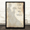 Elvis Presley I Just Can't Help Believin Man Lady Dancing Song Lyric Print