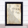 Shawn Mendes Life Of The Party Song Lyric Man Lady Dancing Quote Print