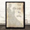 REO Speedwagon Can't Fight This Feeling Man Lady Dancing Song Lyric Print
