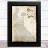 Michael Kiwanuka Home Again Man Lady Dancing Song Lyric Music Art Print
