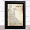 Babyface Sunshine Man Lady Dancing Song Lyric Music Art Print