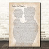 Paul Simon Father And Daughter Father & Child Song Lyric Print