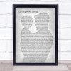 REO Speedwagon Can't Fight This Feeling Father & Child Grey Song Lyric Print