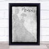 Westlife Moments Grey Man Lady Dancing Song Lyric Print