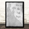 Alabama Love In The First Degree Grey Man Lady Dancing Song Lyric Print
