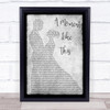Kelly Clarkson A Moment Like This Grey Man Lady Dancing Song Lyric Print